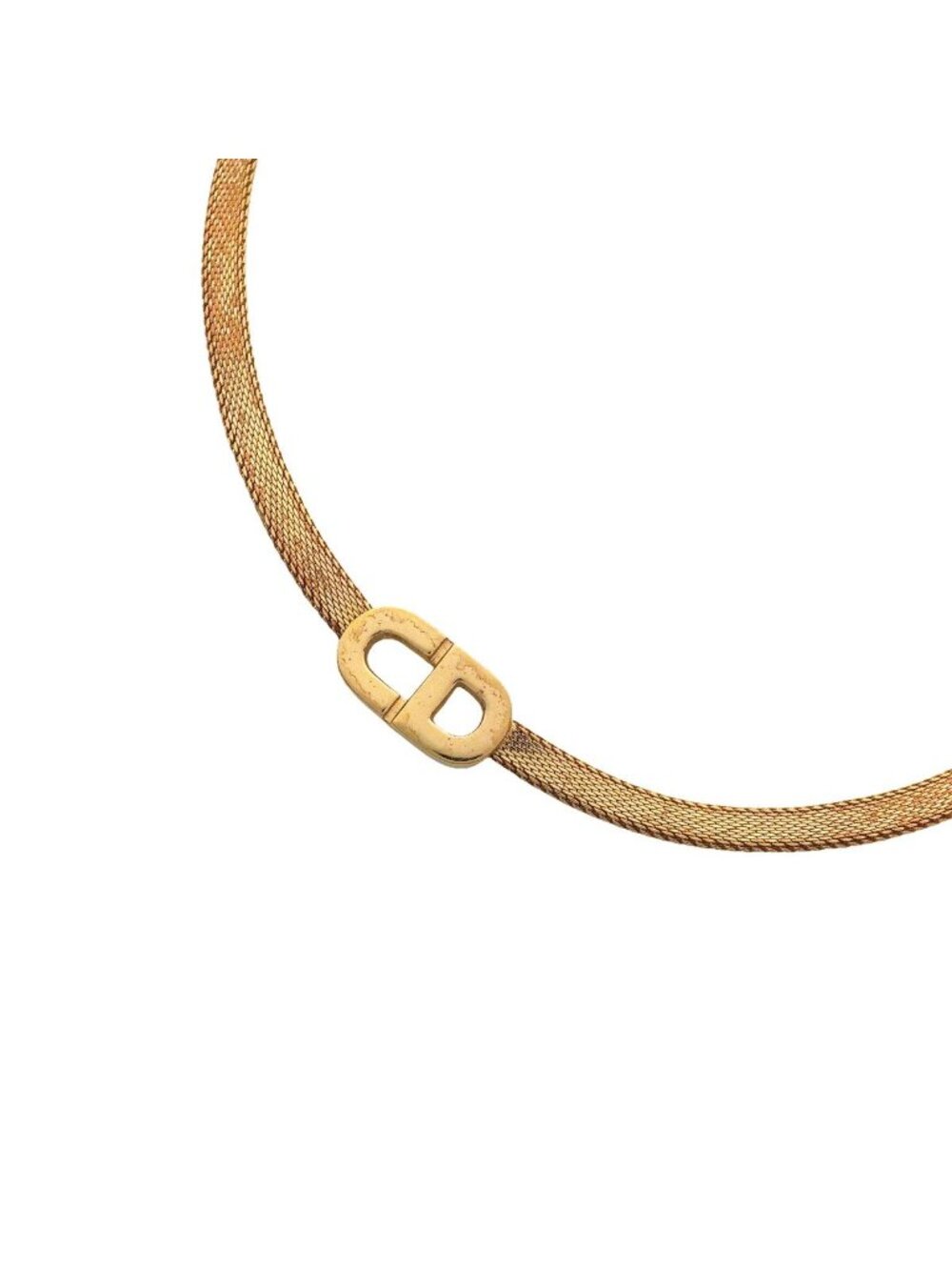 Dior Necklace CD Logo Gold Plated